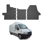 Tapis de sol pour fiat ducato iii 2006 - 2011 convient � 1�me rang�e noir