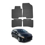 Tapis de sol pour hyundai i20 3 2020 - 2025 omac 3d noir caoutchouc 4x