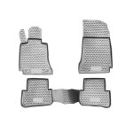 Tapis de sol pour mercedes classe c w204 2007 - 2014 en caoutchouc tpe 3d gris 4x Tapis de sol pour mercedes classe c w204 2007 - 2014 en caoutchouc tpe 3d gris 4x