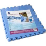 Tapis de sol en mousse bleu 50x50cm p. 4mm pour piscine hors sol ou spa gonflable - lot de 9 dalles ...
