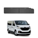 Tapis de sol pour opel vivaro ii 2014 - 2019 convient � 3�me rang�e noir