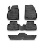Omac tapis de sol pour opel zafira tourer c 2011 - 2019 7 places en caoutchouc