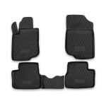 Omac tapis de sol pour peugeot 207 2006 - 2014 sur mesure en caoutchouc noir Omac tapis de sol pour peugeot 207 2006 - 2014 sur mesure en caoutchouc noir