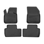 Omac tapis de sol pour peugeot 5008 2017 - 2025 sur mesure en caoutchouc noir