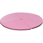 Homcom - tapis de gymnastique - plastique - 150x150x5cm - rose