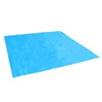 Tapis de sol et de protection bleu pour piscine 6 m x 6 m - linxor