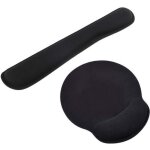 Tapis de souris - ergonomique - gel de silice - noir - antid�rapant - 255 x 23 cm