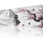 Tapis de souris - hautstore - japanese cherry blossom - 800x300mm - base antid�rapante - tissu doux