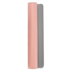 Tapis de souris xxl we en pu r�versible rose et gris.