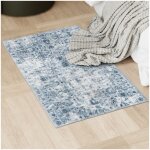 Tapis - tectake - tapis design vintage amara motif oriental à poils courts antidérapant - 60x110cm Tapis - tectake - tapis design vintage amara motif oriental à poils courts antidérapant - 60x110cm