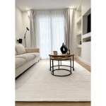 Tapis uni london crme - 240 * 340 rectangulaire