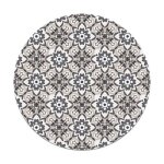 Tapis vinyle panorama ronde tuile fleurie orientale gris 150x150 cm - tapis pour cuisine bureau et salon ... Tapis vinyle panorama ronde tuile fleurie orientale gris 150x150 cm - tapis pour cuisine bureau et salon ...