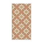Tapis vinyle panorama tuile orientale orange 80x150 cm - tapis pour cuisine bureau et salon en pvc Tapis vinyle panorama tuile orientale orange 80x150 cm - tapis pour cuisine bureau et salon en pvc