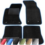 Tapis de voiture en moquette - tapis de sol pour automobile - set 4 pi�ces adapte pour: audi a3 depuis ...
