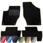 Tapis de voiture en moquette - tapis de sol pour automobile - set 4 pi�ces adapte pour: citroen c3 aircross ...