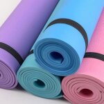 Tapis de yoga multifonctionnel - pzcc - bleu - 173 * 60 * 0. 4cm - l�ger et facile � attacher