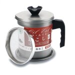 Tarifère de graisse pot stockage dhuile gardien réservoir friture 14l filtre en acier filet Tarifère de graisse pot stockage dhuile gardien réservoir friture 14l filtre en acier filet