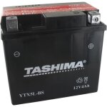Tashima ytx5l - bs 12v 4ah batterie (livree avec acide separe) Tashima ytx5l - bs 12v 4ah batterie (livree avec acide separe)