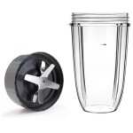 Tasse de 24oz et lame dextraction compatibles avec les accessoires de m�langeur nutribullet pro 600w ...