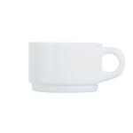 Tasse blanche 14 cl empilable - luminarc