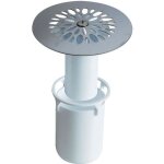 Tasse de bonde grille inox 84 mm pour receveur douche trou de 60 mm