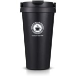 Tasse  caf isole 500ml mug de voyage en acier inoxydable de qualit alimentaire avec couvercle et ...