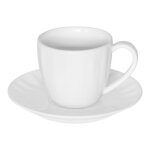 Tasse  caf et sa sous - tasse emma 10 cl (lot de 6) - table passion