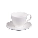 Tasse  caf avec sous tasse ginkgo 10 cl (lot de 6) - table passion