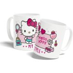 Tasse en c�ramique - konix - hello kitty - 320 ml - motif my style - blanc