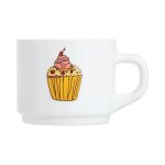 Tasse 22 cl cupcake pop gourmandise - luminarc Tasse 22 cl cupcake pop gourmandise - luminarc