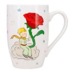 Tasses et mugs - tasse mug xl kiub en porcelaine (le petit prince avec une grande rose)