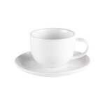 Tasse et sous - tasse  caf ecume 9 cl (lot de 6) - table passion