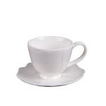 Tasse � th� avec sous tasse ginkgo 20 cl (lot de 6) - table passion