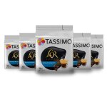 Tassimo caf dosettes lor espresso decafin - lot de 5 x 16 boissons