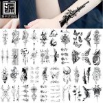 Tatouages temporaires - inf - 40 pi�ces - imperm�ables - r�sistants � la sueur - application facile