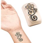 Tatouage temporaire - ladot - 15 x 15 cm - v�g�talien - hypoallerg�nique - doux pour la peau