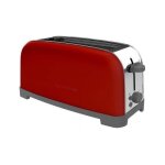 Taurus - grille pain - 1 fente - 850w - vintage single - rouge inox