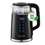 Taylor swoden bouilloire lectrique en verre de 17 litre avec slection de temprature de 40  100 c ...