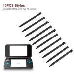 Tbest lot de 10 stylets tactiles pour console new 3dsxl - noir