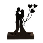 Tbest cadeaux de mariage pour couple bougeoir en fer romantique pour couple statue de bougie cadeaux ...