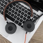 Tbest coussinets de remplacement en cuir professionnel pour casque audio jabra evolve