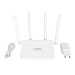 Tbest routeur wifi mobile routeur wifi 4g 300mbps emplacement pour carte sim standard 4 antennes prise ...