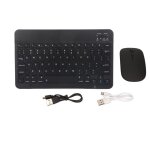 Combo clavier souris sans fil - tbest - 10 pouces - rechargeable - bluetooth - silencieux