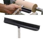 Tbest tour à bois 30cm en acier inoxydable avec support pour outil de tournage en bois avec un poteau ... Tbest tour à bois 30cm en acier inoxydable avec support pour outil de tournage en bois avec un poteau ...