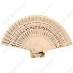 Td lot de 10 ventails en bois pour dames tendance moderne de style asiatique en tissu de fte en bambou ...
