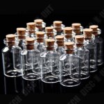 Td 10 pices 5ml fioles mini bouteille flacons verre bouchon lige transparent