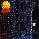 Td� 1m * 3m 120 led rideau lumineux guirlande lumineuse led cascade bande mise en page de fond d�coration ...