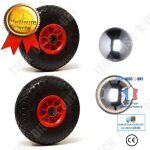 Td® td lot de 2 roues roulettes ultra résistante gonflables increvable diamètre 260mm pour diable chariot ... Td® td lot de 2 roues roulettes ultra résistante gonflables increvable diamètre 260mm pour diable chariot ...