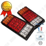 Phares arrire - td - lot de 2 - protection en fer - 12v / 24v - universel