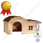 Maison nature - td® - 30x20x19cm - beige et marron - pour rongeur - intérieur Maison nature - td® - 30x20x19cm - beige et marron - pour rongeur - intérieur